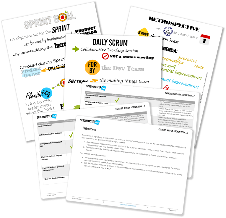 Free Downloads for Scrum Mastered
