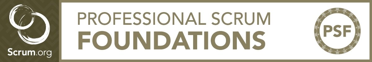 Professional Scrum Foundations banner