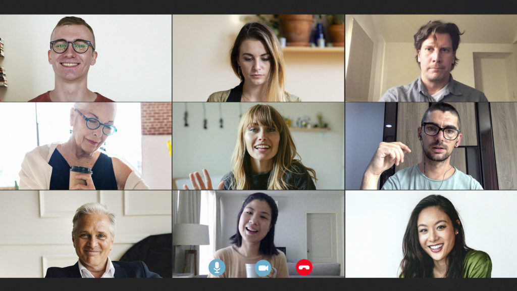 colleagues having video conference during coronavirus pandemic 1 - ScrumMastered 2024