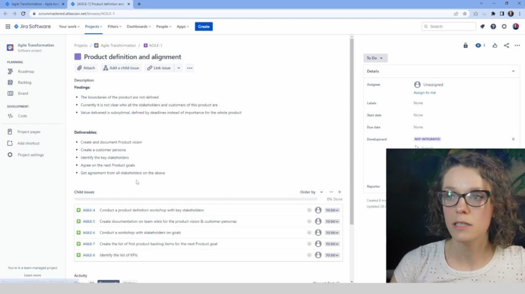 4 Adding description to Jira tickets - ScrumMastered 2024