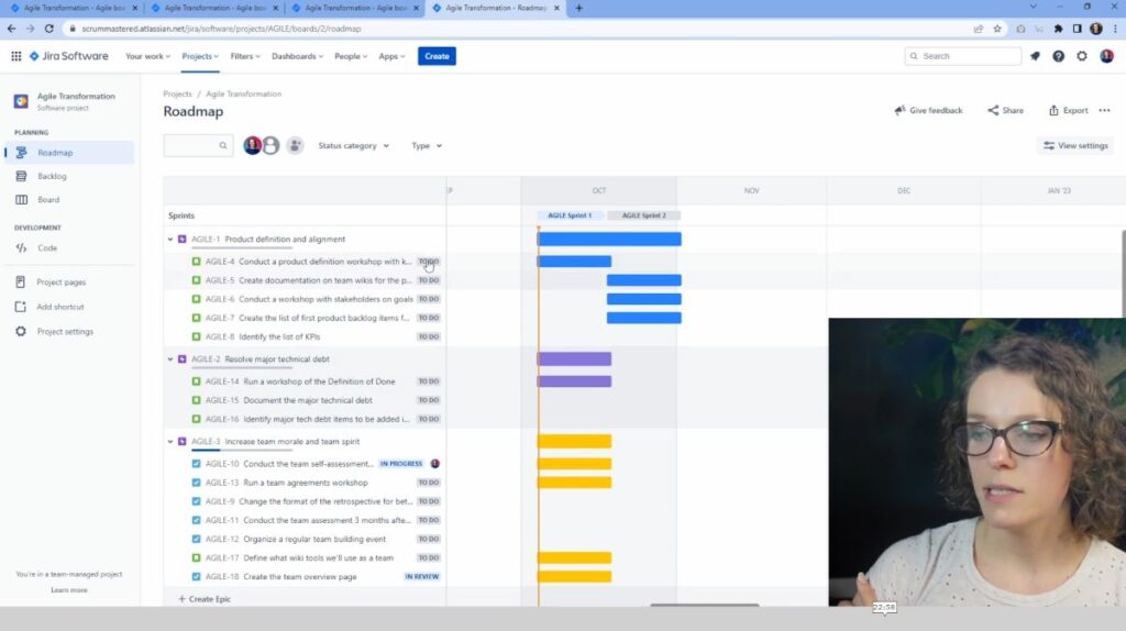 7 Timeline Roadmap Planning in Jira - ScrumMastered 2024