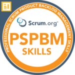 Certified: Professional Scrum Product Backlog Management Skills