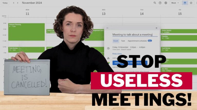 Stop useless meetings